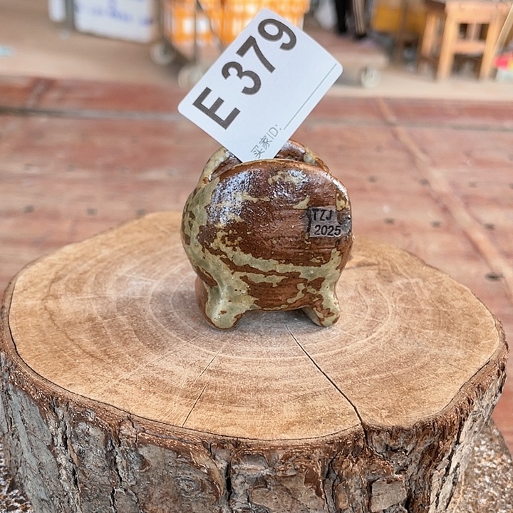 紫砂花盆鼓盆 s 内口3.3x2