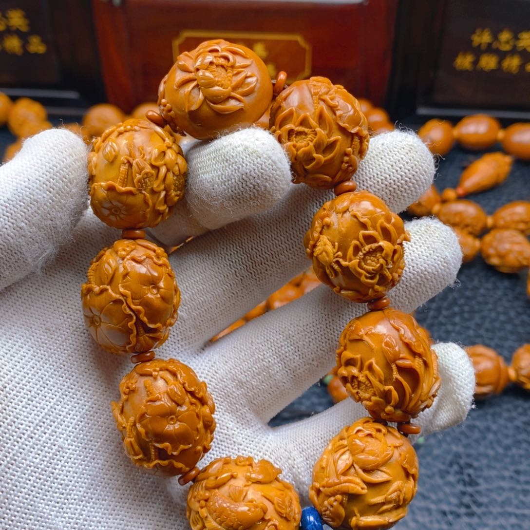 橄榄核手串/手链许忠英2.2荷塘月色