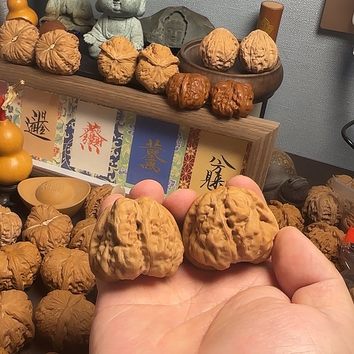 苳***了文玩核桃吊坠42福利蛤蟆头核桃，不退不换