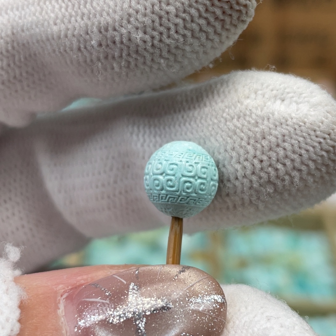 绿松石未镶嵌挂件