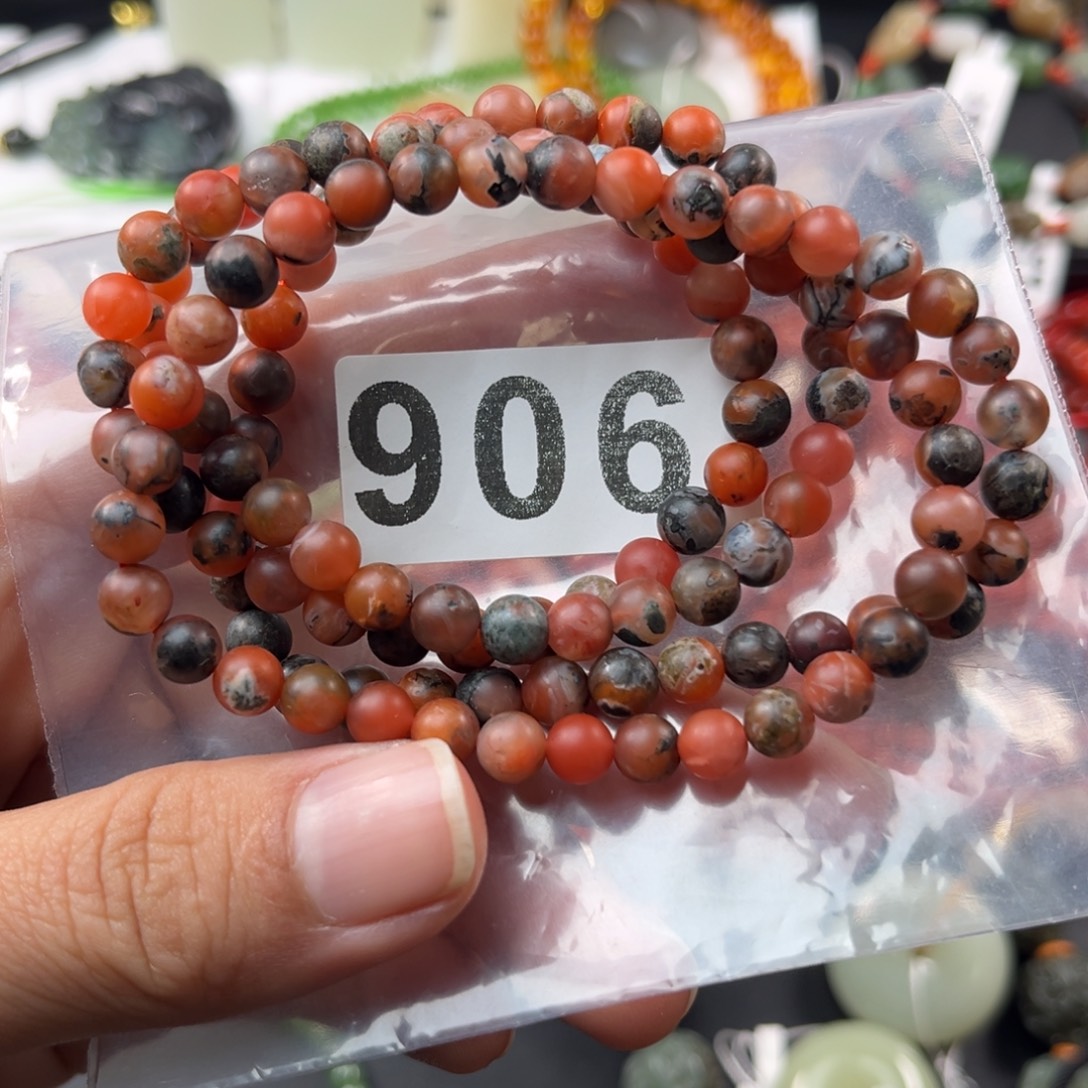 南红玛瑙未镶嵌珠宝奇石6mm