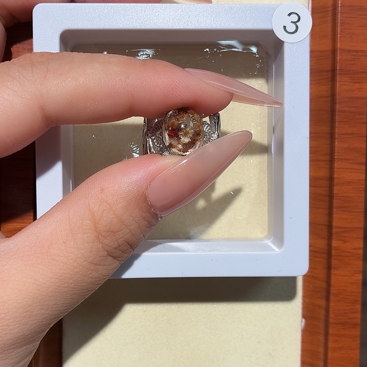 银S925镶嵌戒指水晶?*漫