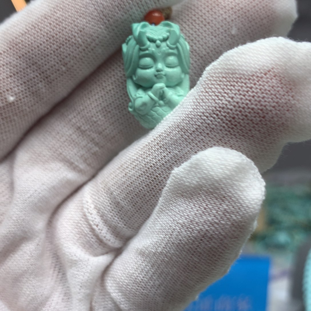 绿松石挂件未镶嵌