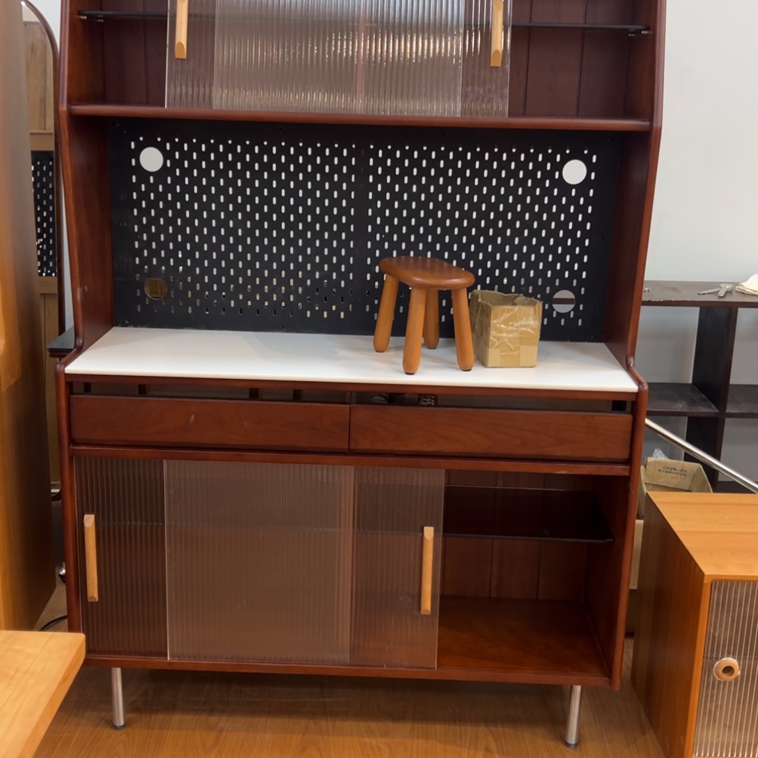 实木樱桃木1.2米餐边柜