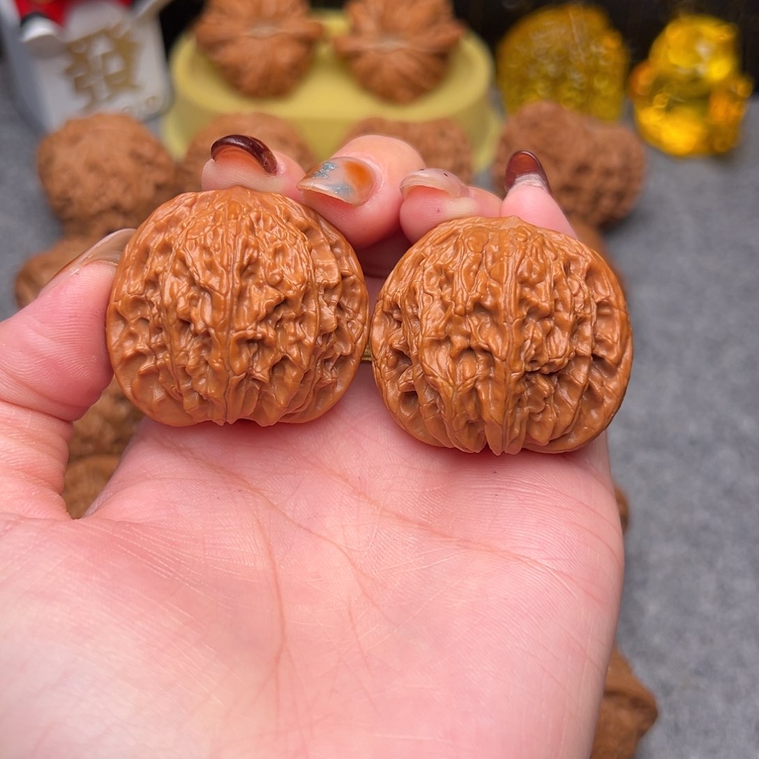 把件文玩核桃毕业精品精配山地磨38+全品正磨