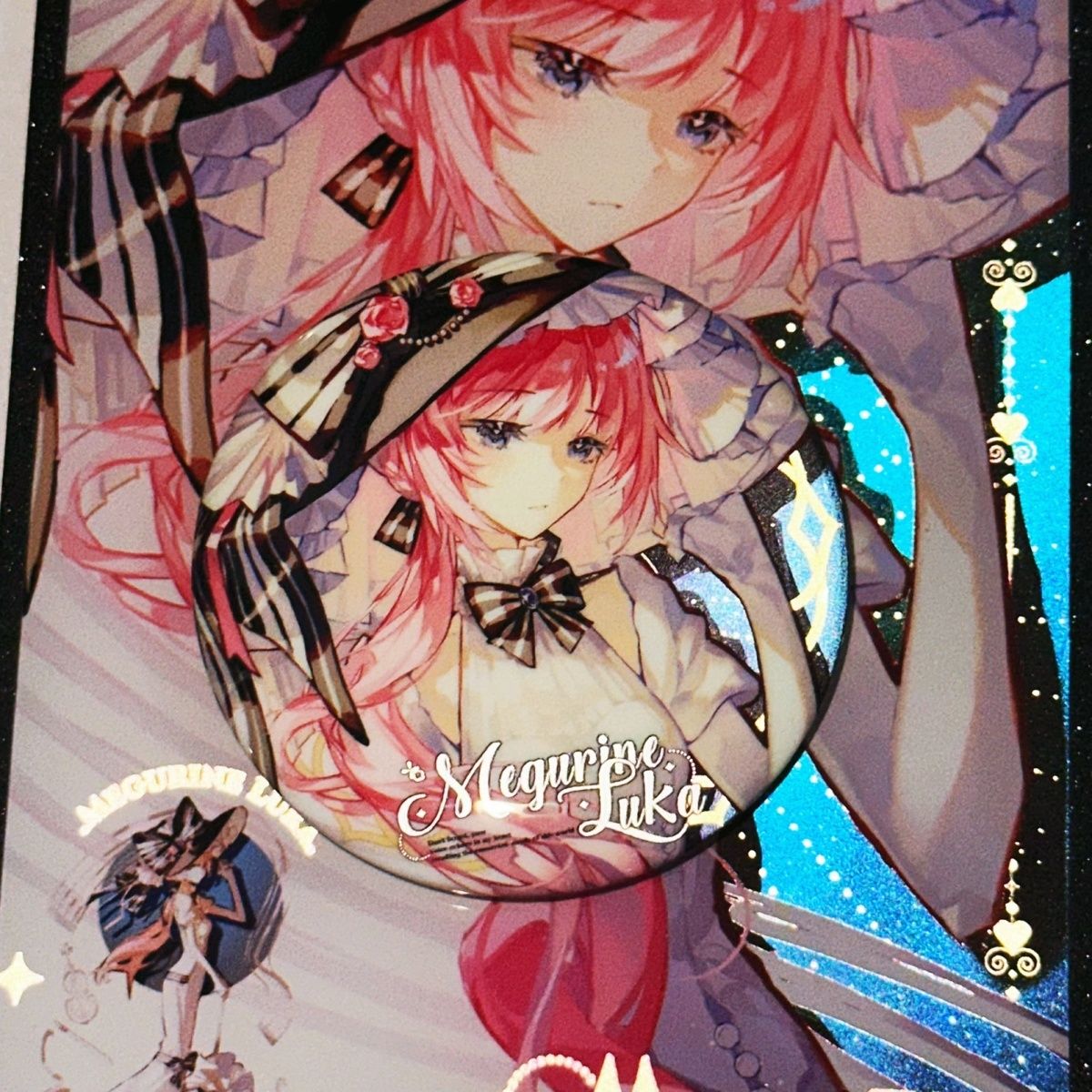 【大米不吃】巡音流歌 luka 双闪反光徽章色纸立牌画师授权同人