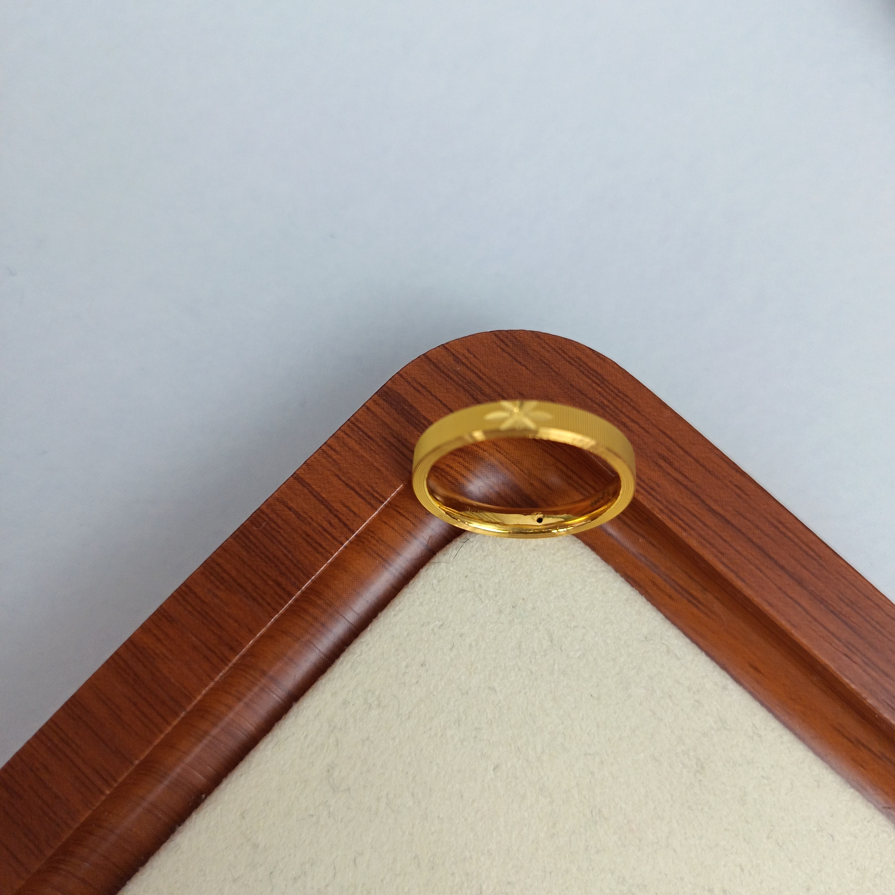 八芒星戒指12圈口，1.5足金999先鉴定