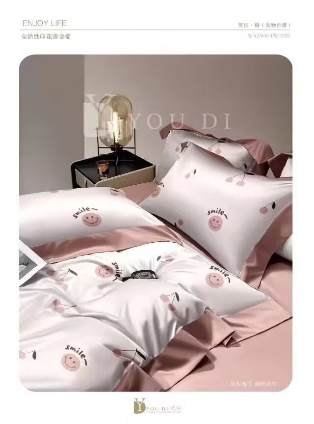 唐小姐 铂金棉韩版简约款全棉四件套