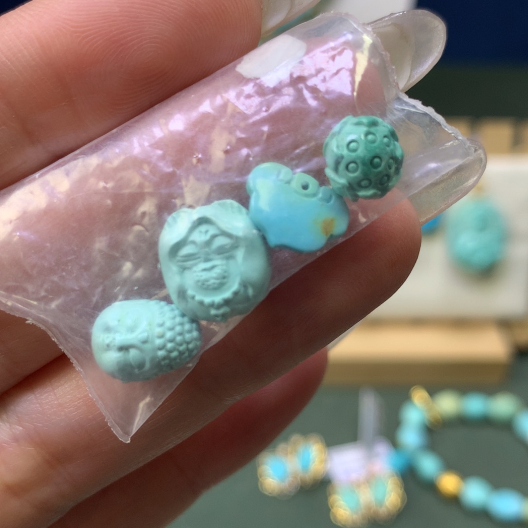 绿松石配饰定制未镶嵌