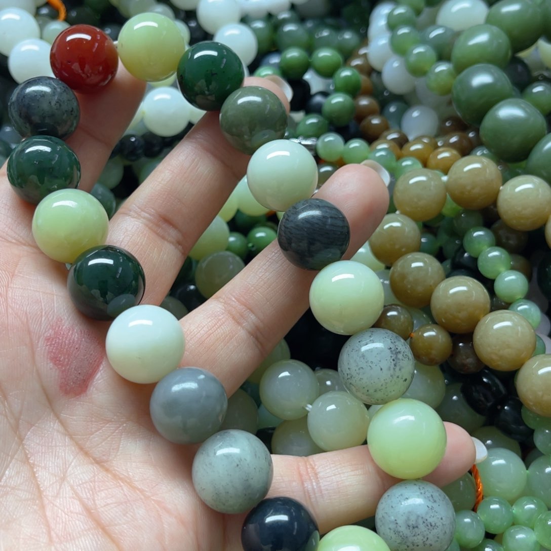 和田玉手链未镶嵌