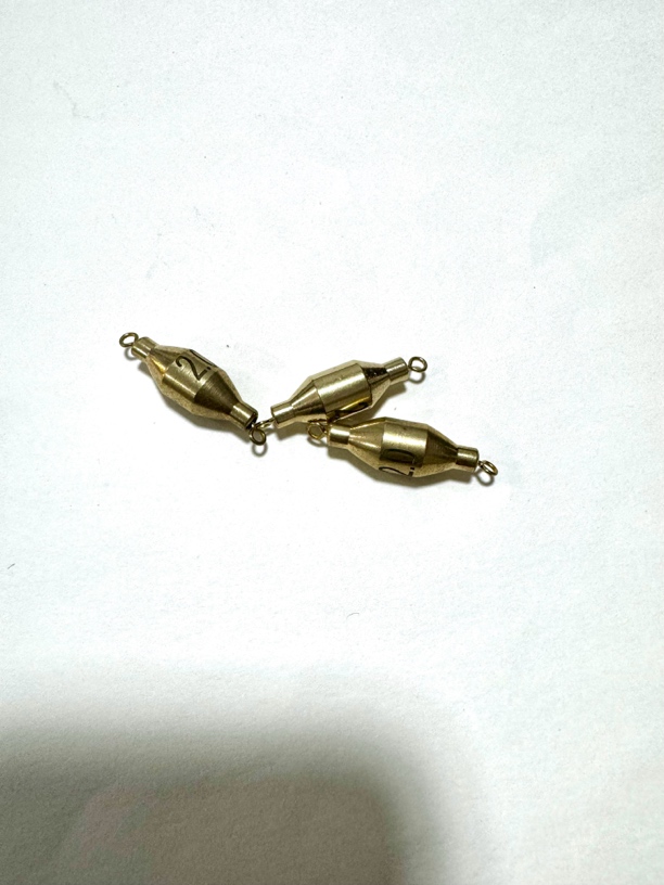 完虐大白/双八字铜转环铅/1包5个，型号下单备注/含运费包邮铅坠