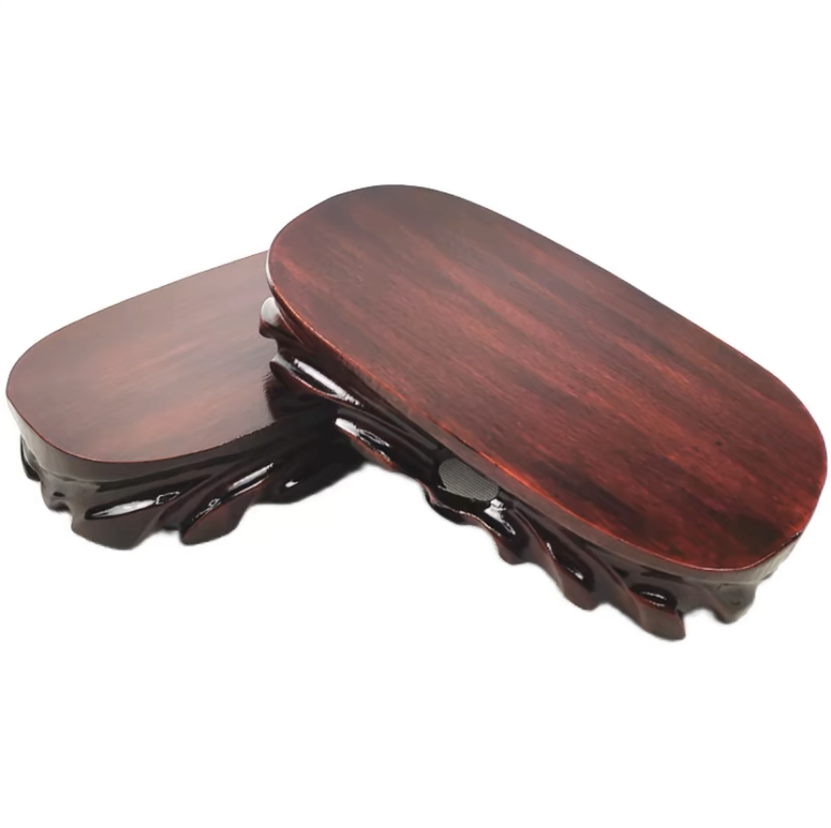 实木雕刻奇石摆件底座佛像文玩花盆景托架