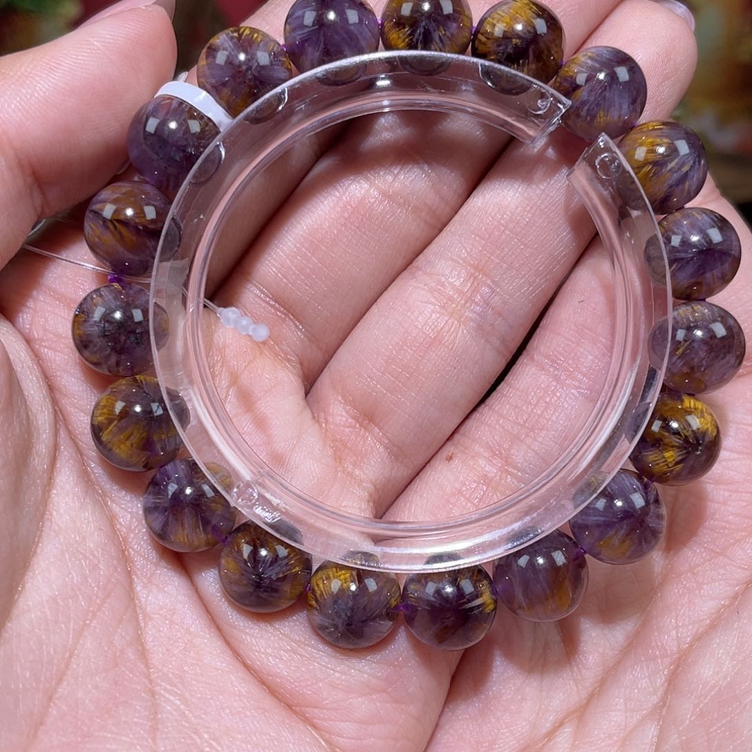 水晶极光手链A10.5未镶嵌M***阳