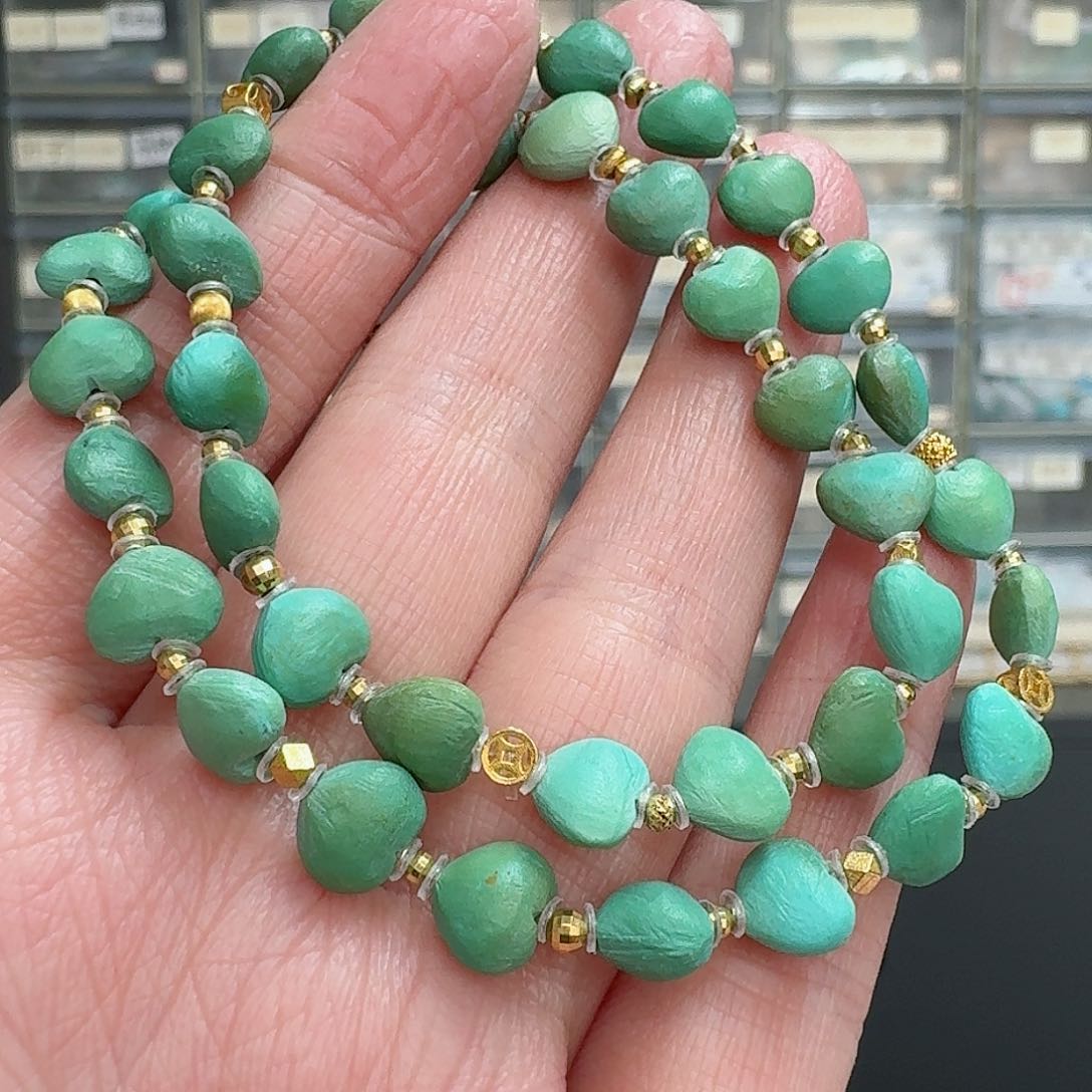 绿松石珠宝奇石未镶嵌