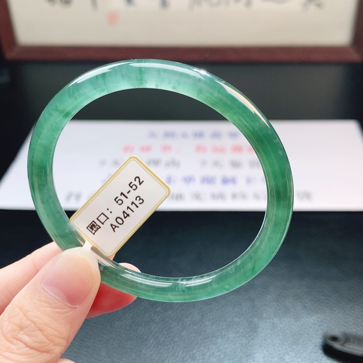 翡翠未镶嵌手镯翡翠手镯85