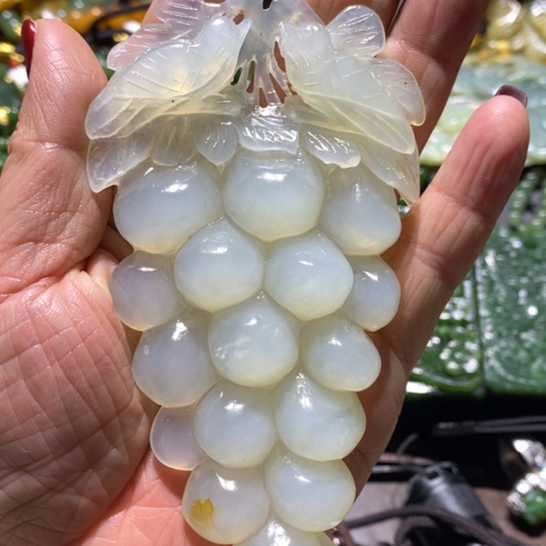 【闪购商品】岫玉毛衣链未镶嵌