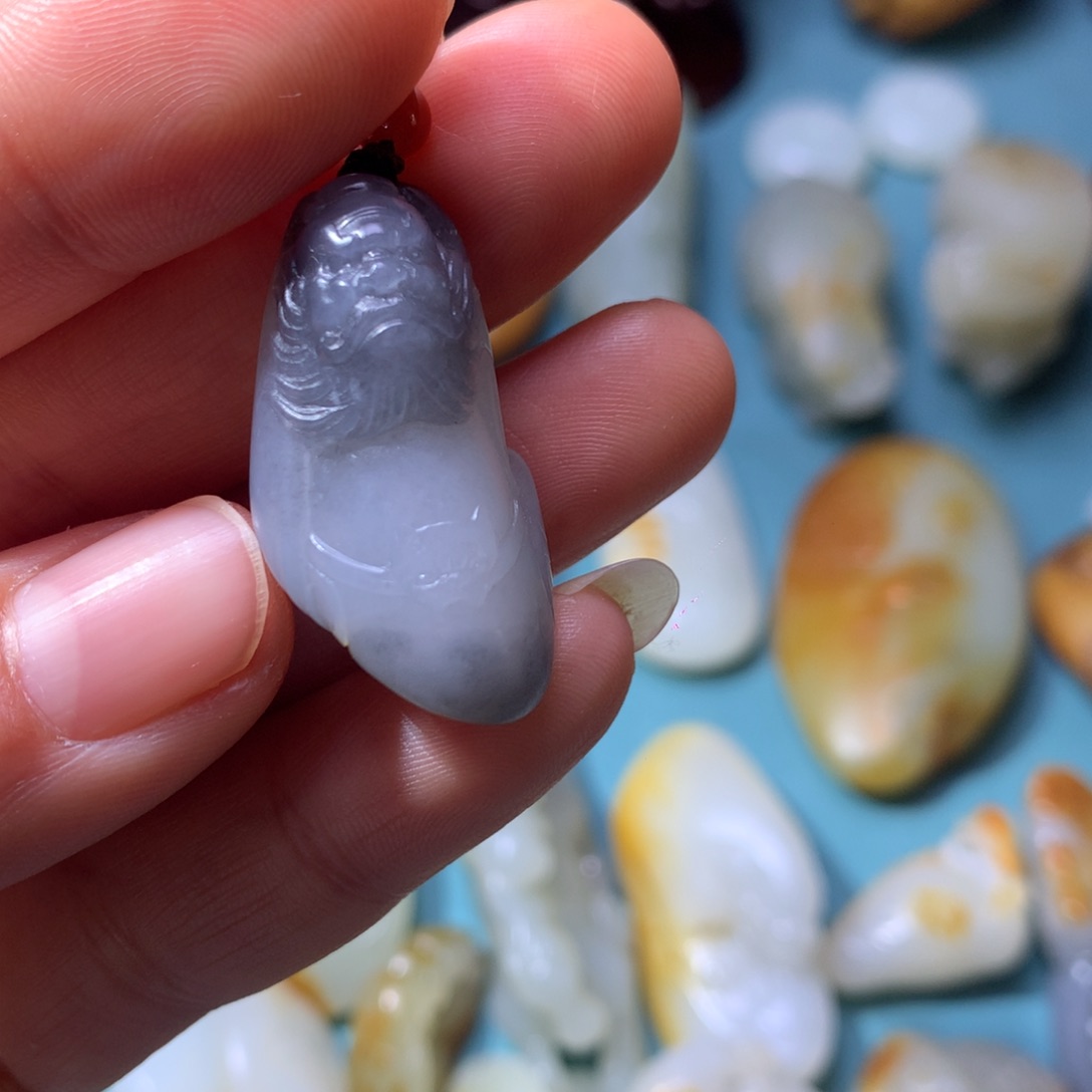 和田玉挂件未镶嵌周**海