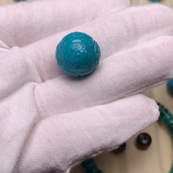 绿松石未镶嵌绿松石四神兽16