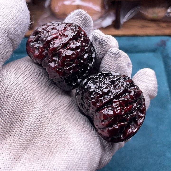 文玩核桃把件蛙蛙@