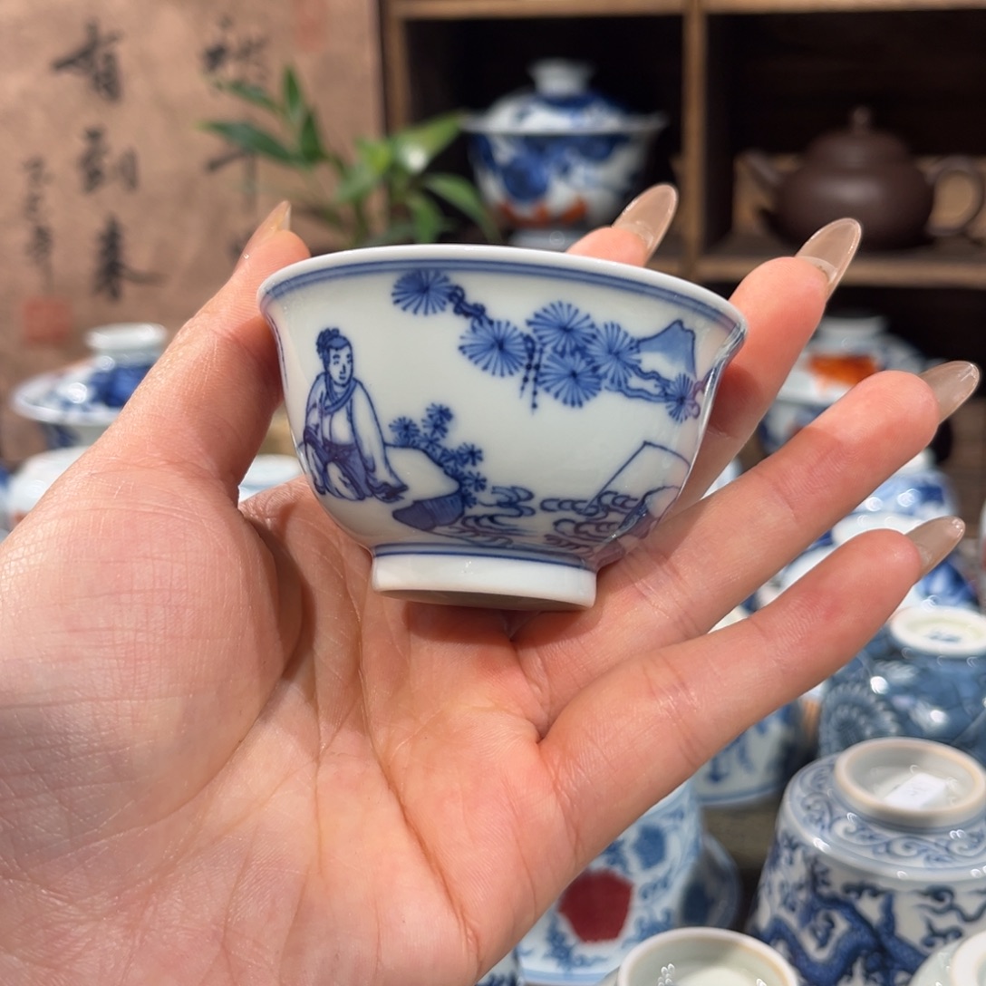 柴窑景德镇陶瓷主人杯