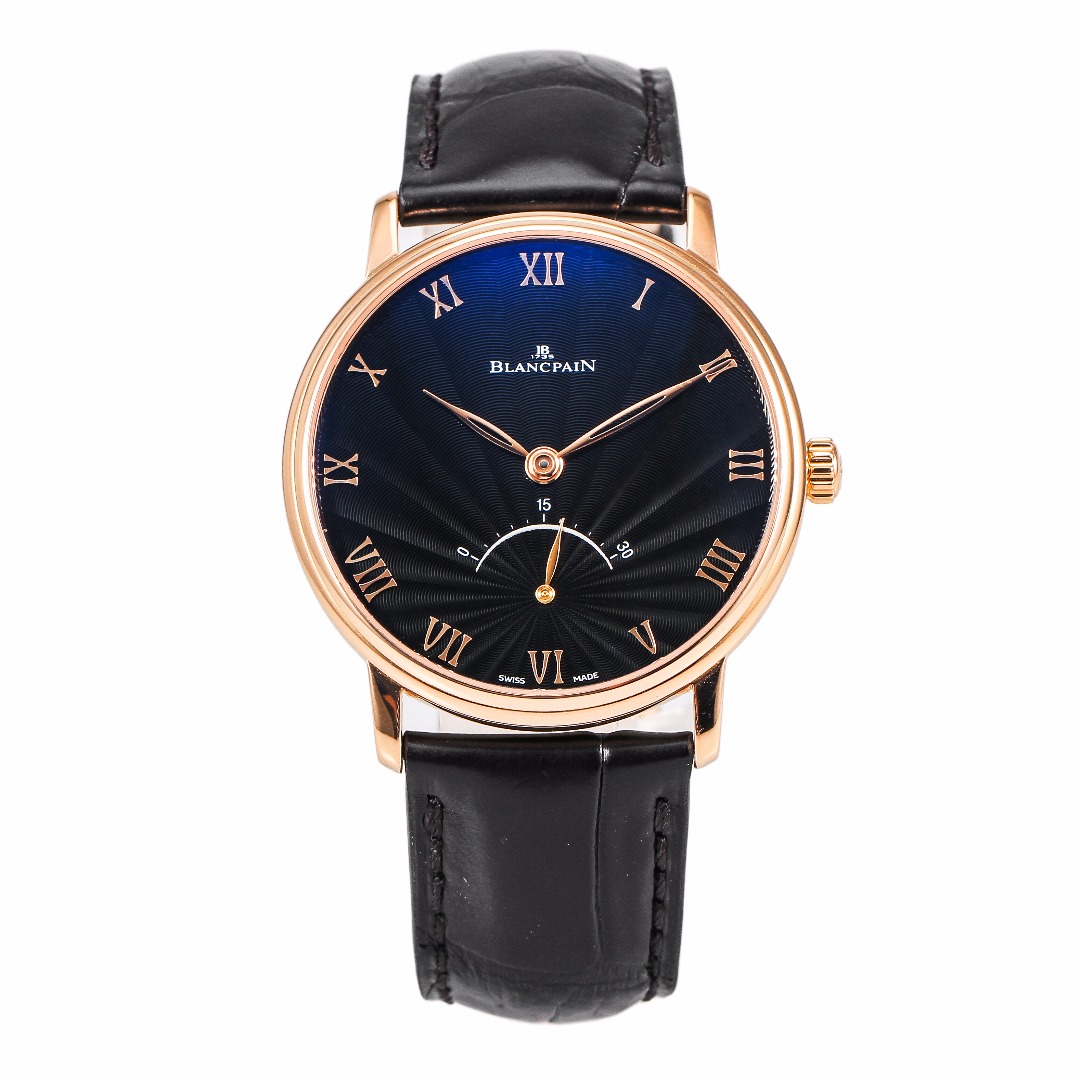 99新 Blancpain 经典系列6653-3630-55b黑面自动机械男表
