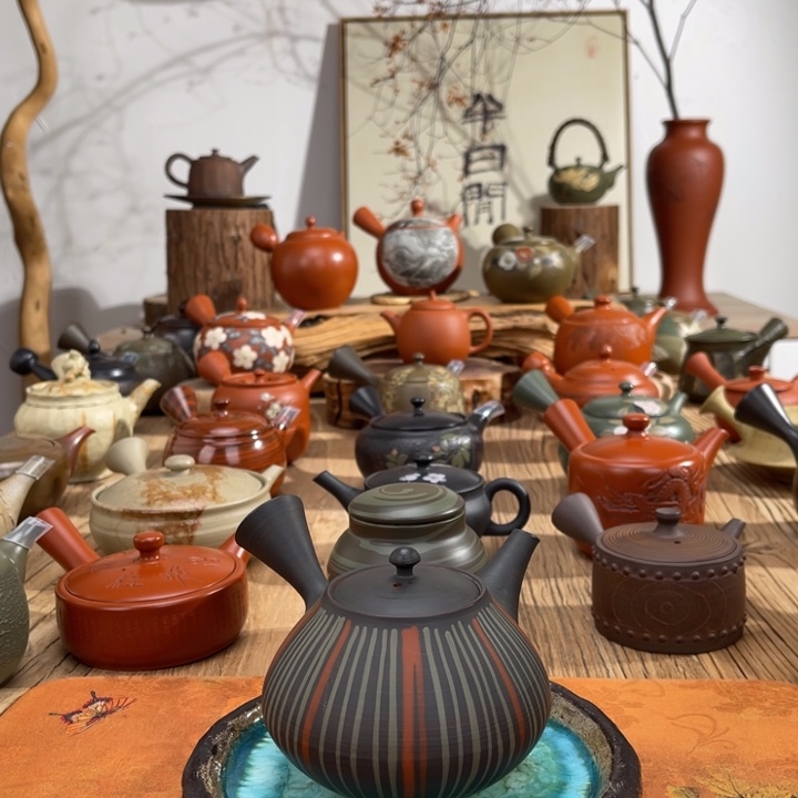 老*常滑青峰手作茶壶