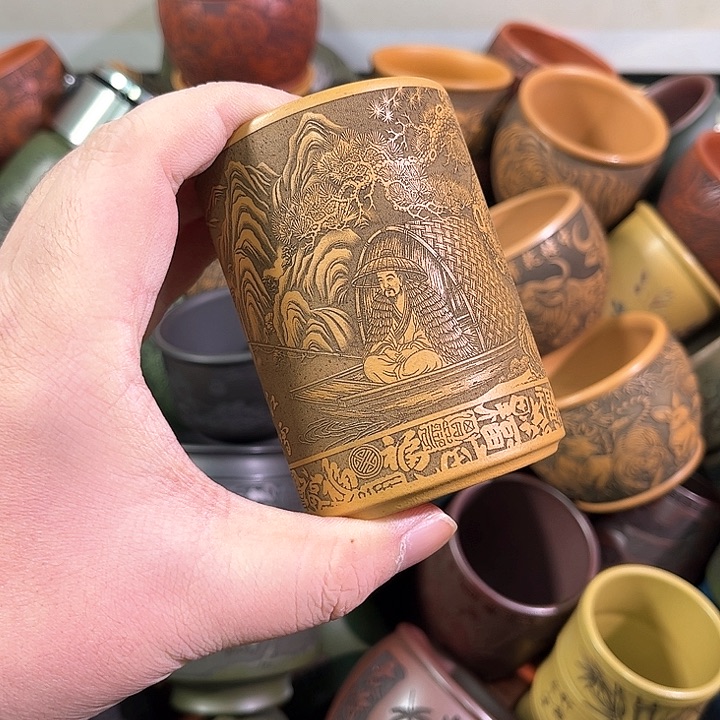 茶杯紫砂全手工紫砂主人杯