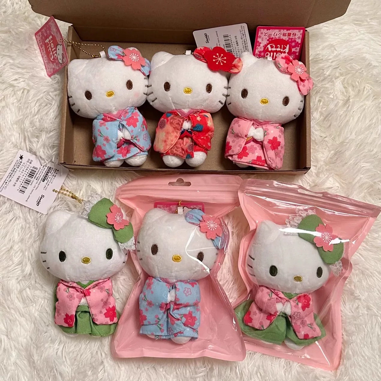 【宝藏库】和服系列kitty挂件四色可选