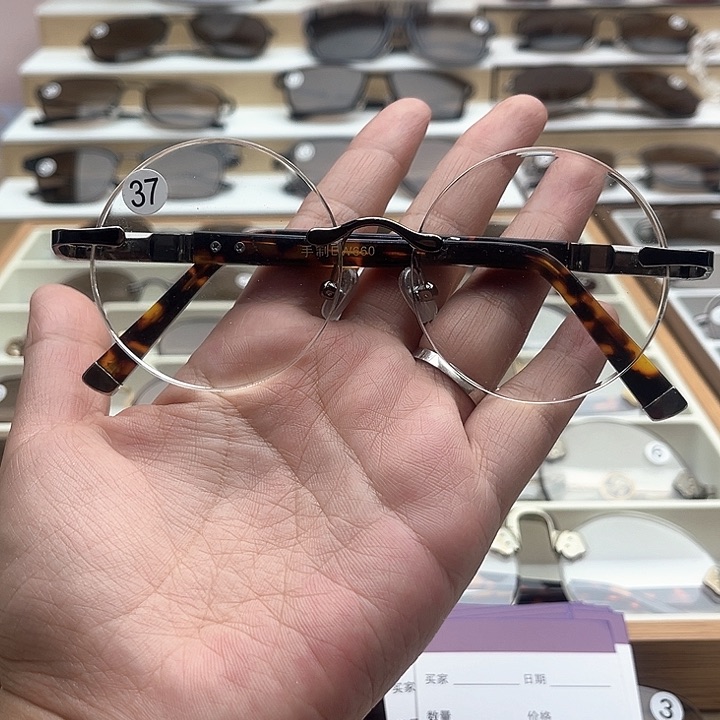 水晶眼镜未镶嵌天然水晶眼镜