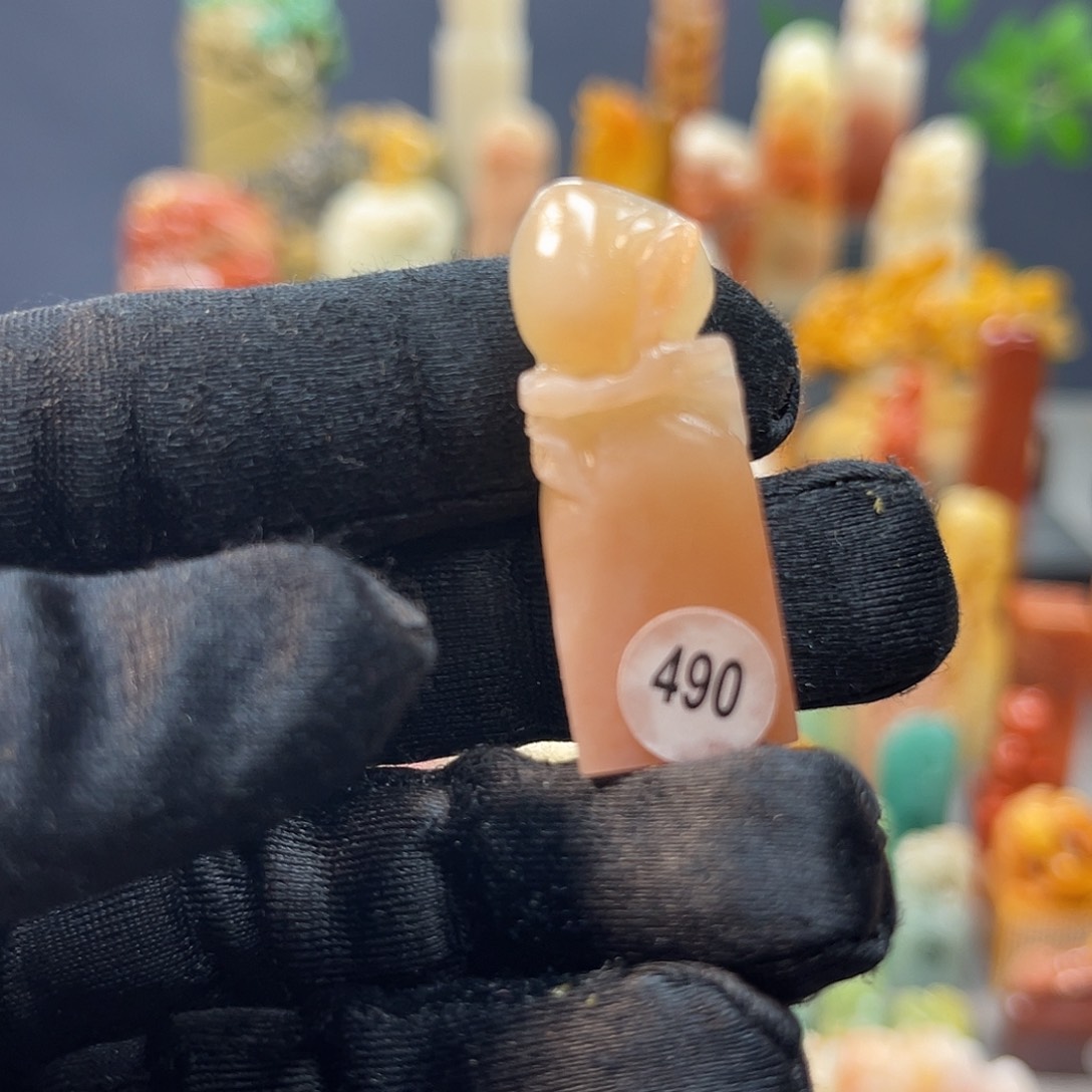 寿山石印石小*子包邮包刻490