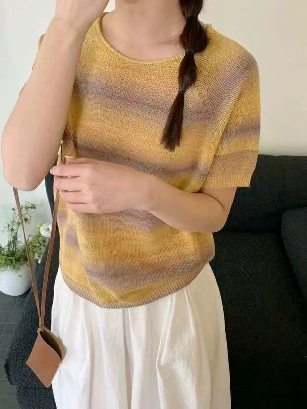 200-299《集合链接》2025夏季新款针织衣女装洋气时尚气质显瘦0802