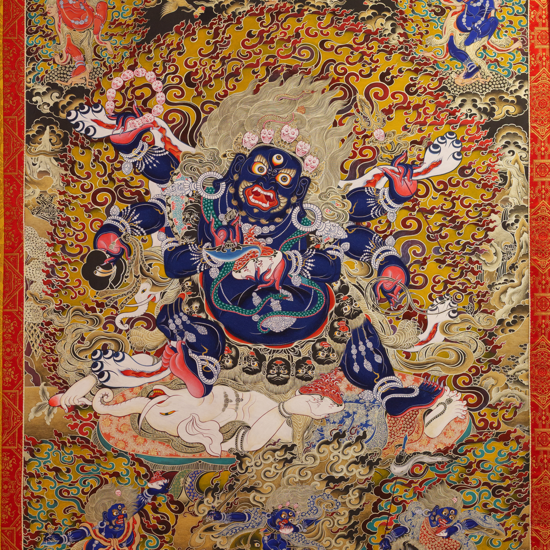 大黑天六臂玛哈嘎拉唐卡