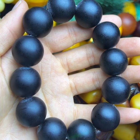 琥珀未镶嵌手链蜜蜡