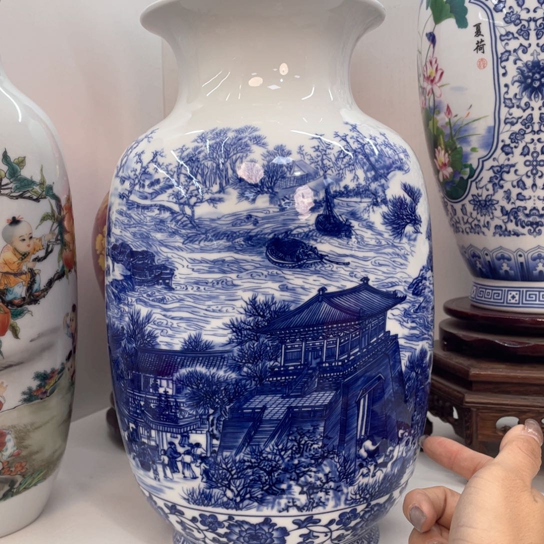 摆件景德镇陶瓷现代工艺品摆件