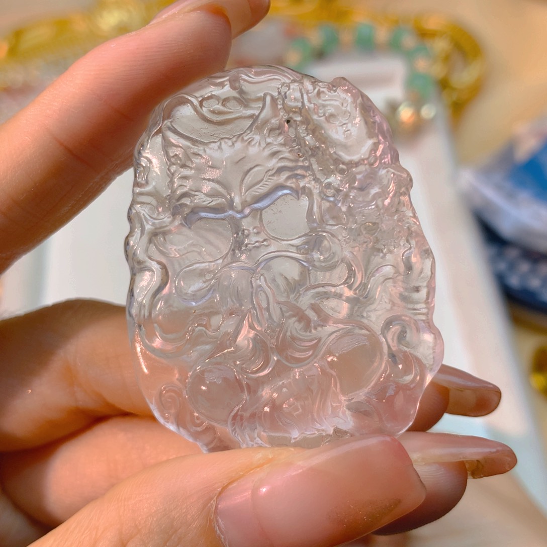 水晶吊坠(不含链)未镶嵌