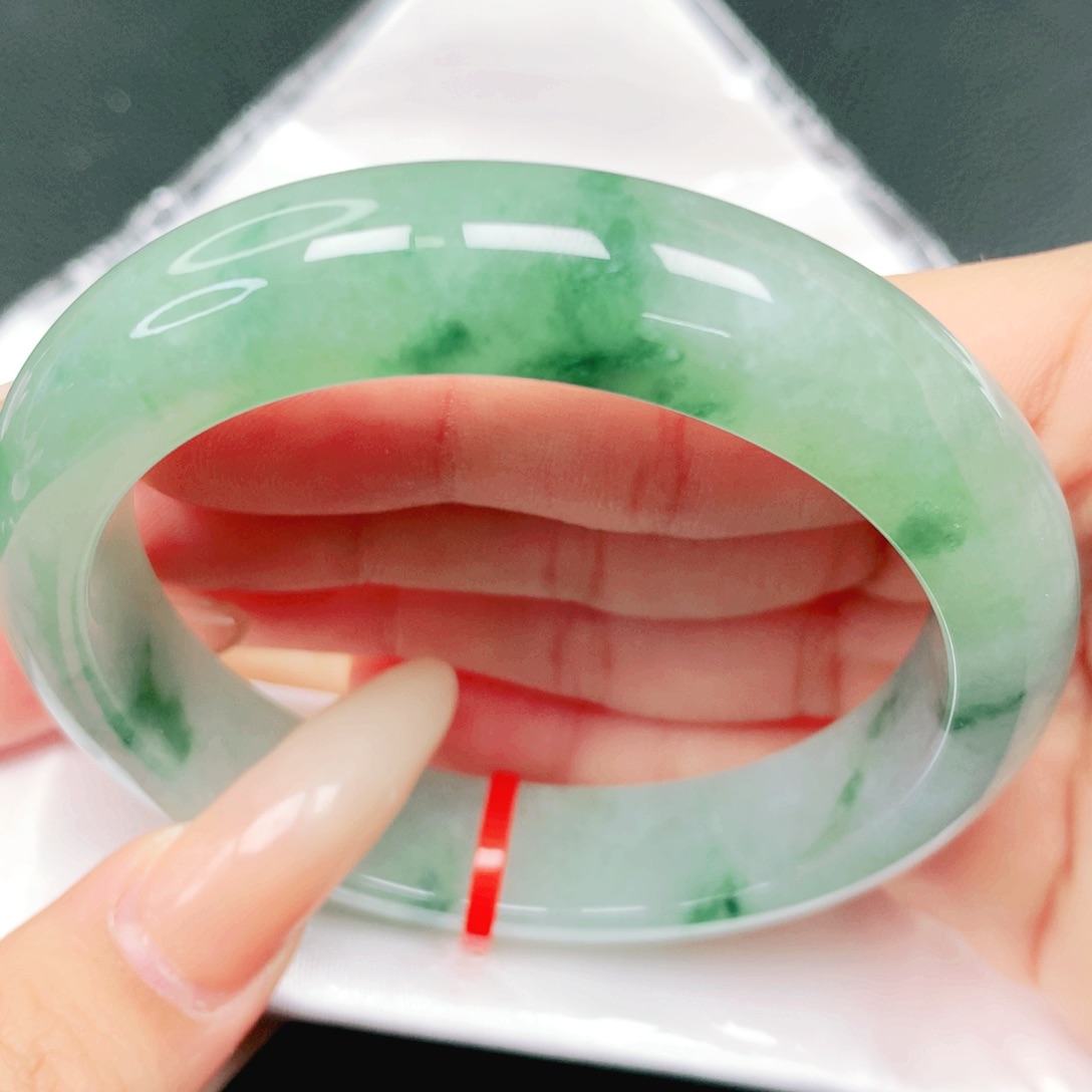 翡翠未镶嵌手镯58