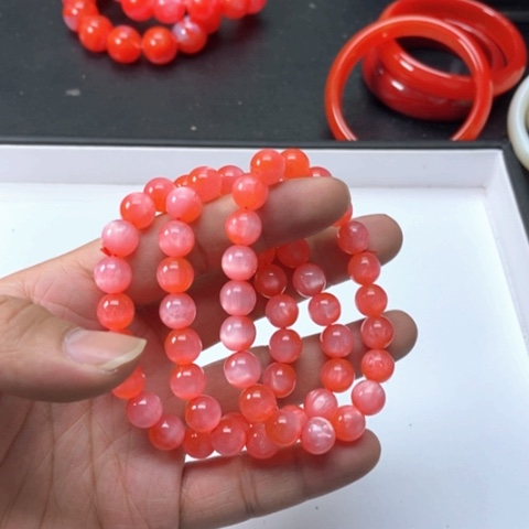 未镶嵌琥珀手链85