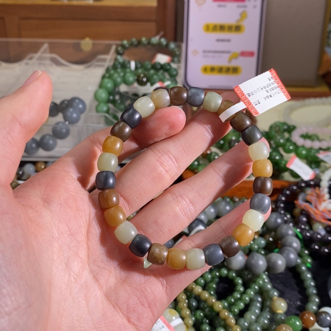 和田玉手链未镶嵌