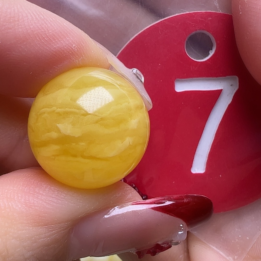 蜜蜡未镶嵌珠宝奇石16mm虎皮圆珠