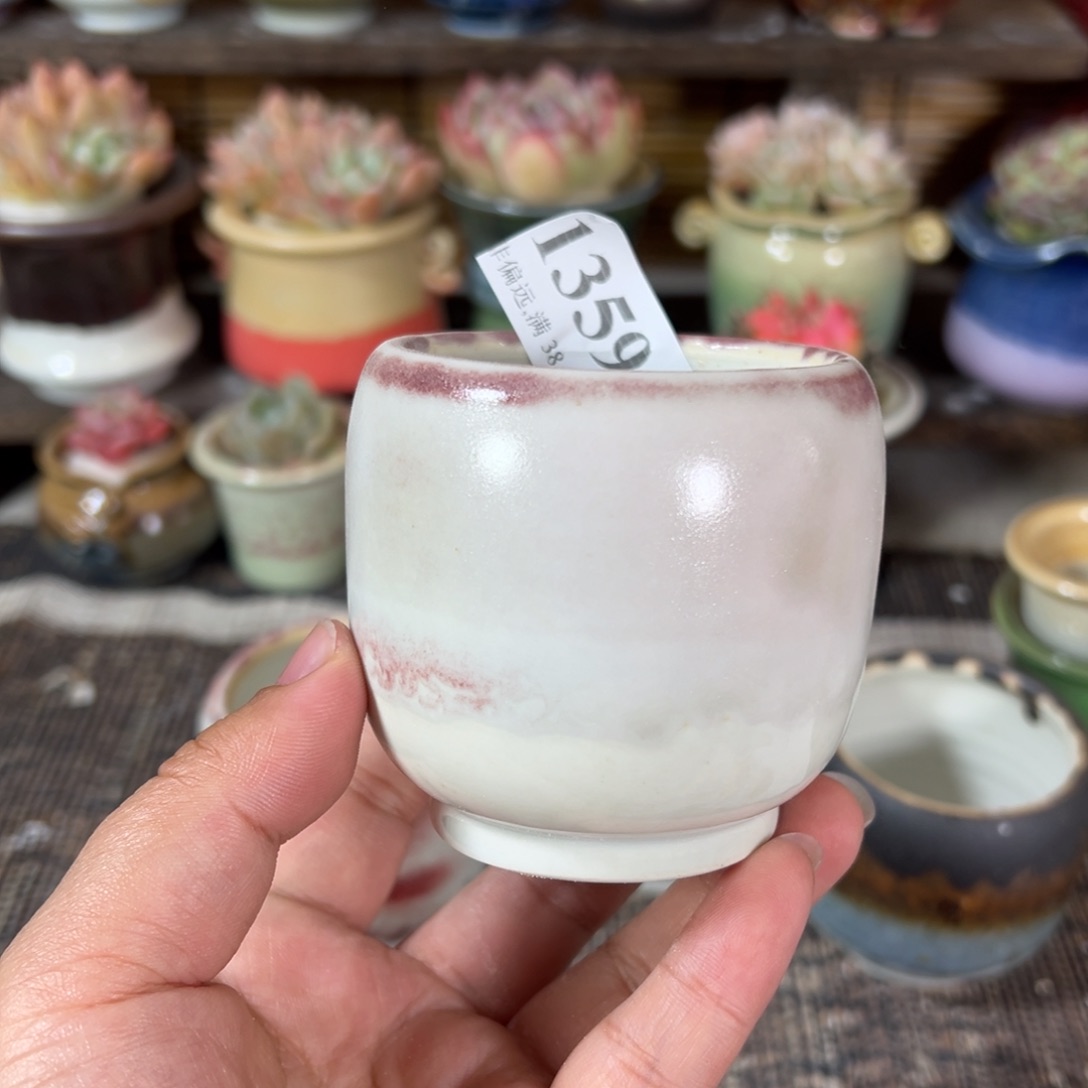 陶瓷景德镇手工花盆