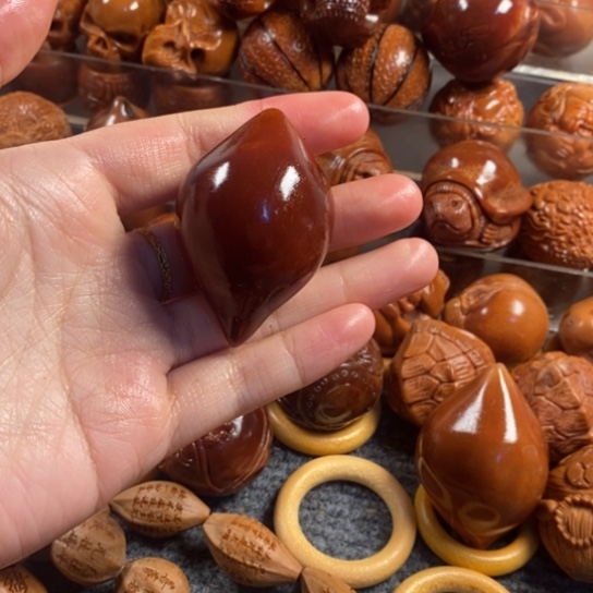 橄榄核手串/手链玉华单面