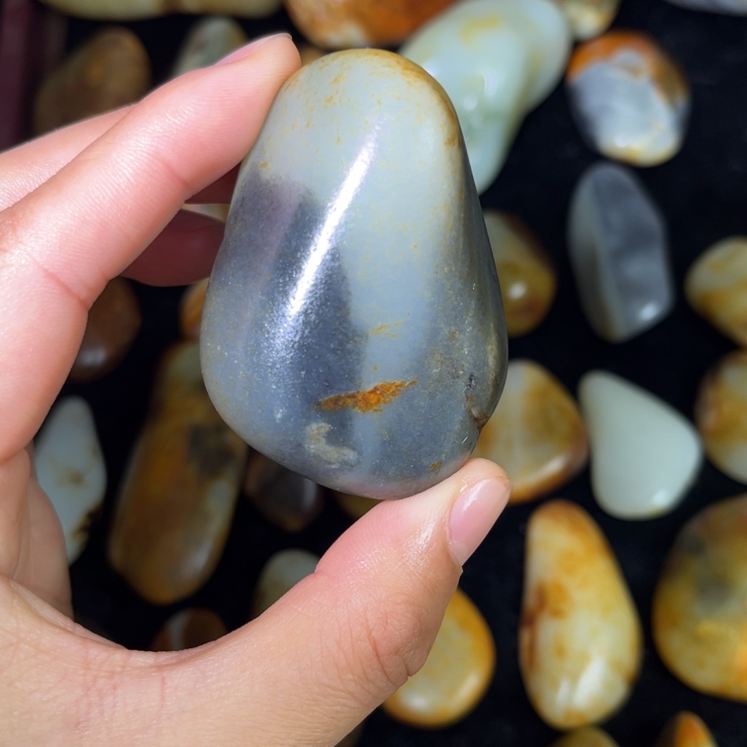 和田玉未镶嵌耳饰120g