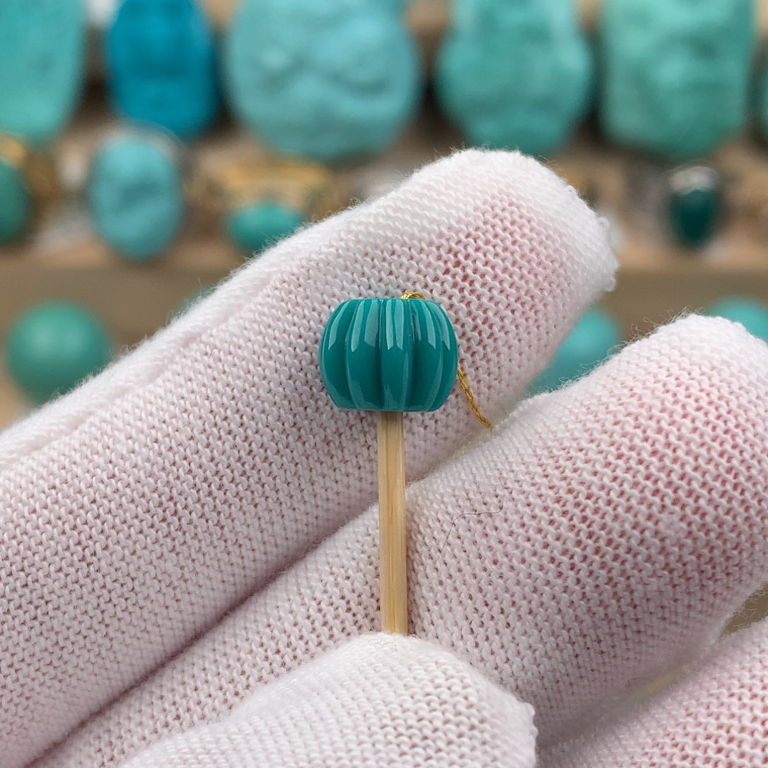 绿松石配饰未镶嵌卡8.3*7