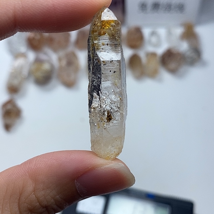未镶嵌颈饰水晶油胆长条