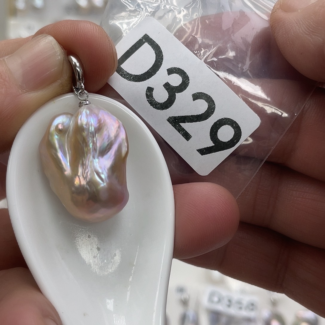 淡水珍珠颈饰银S925镶嵌真*美