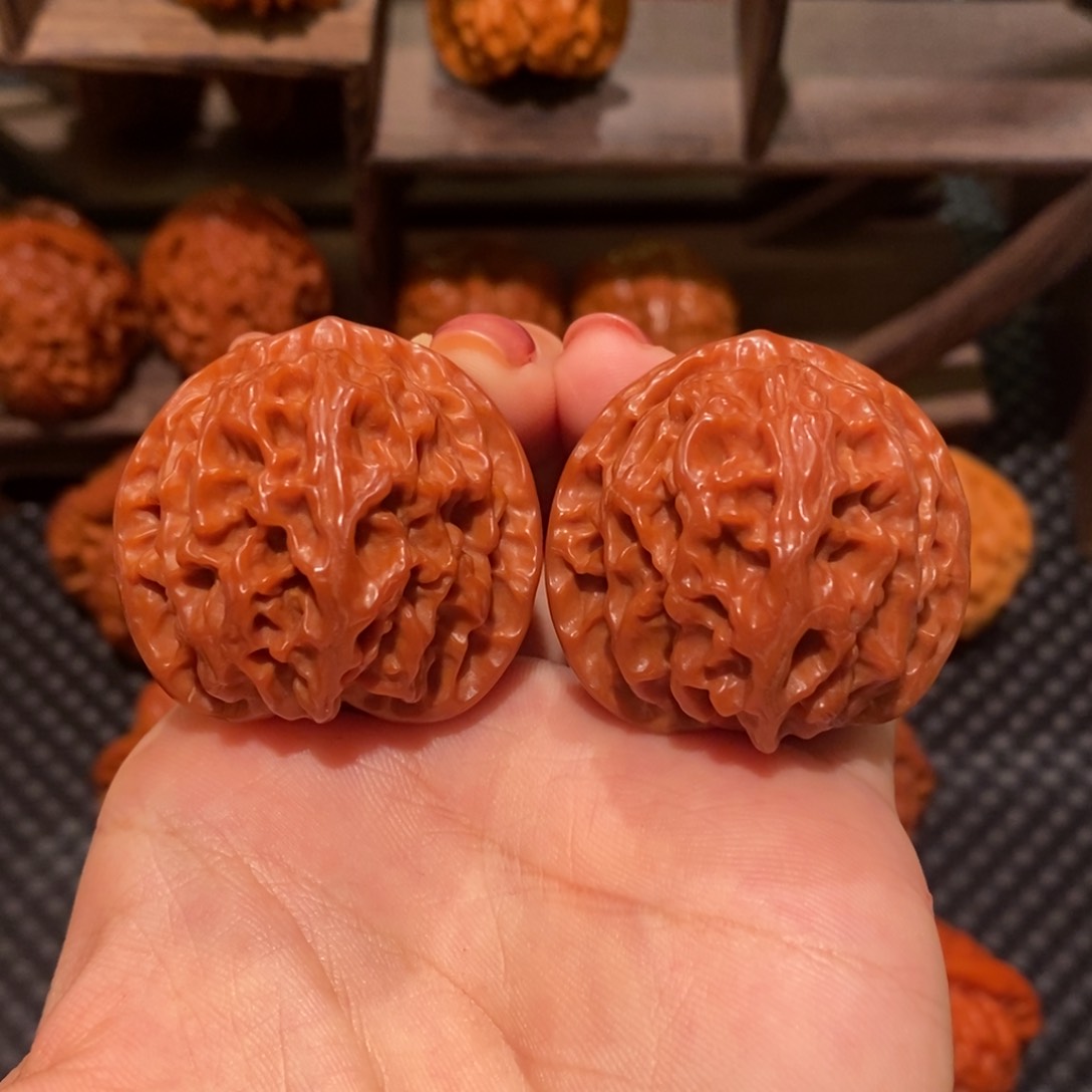 文玩核桃把件37苹果园，0084