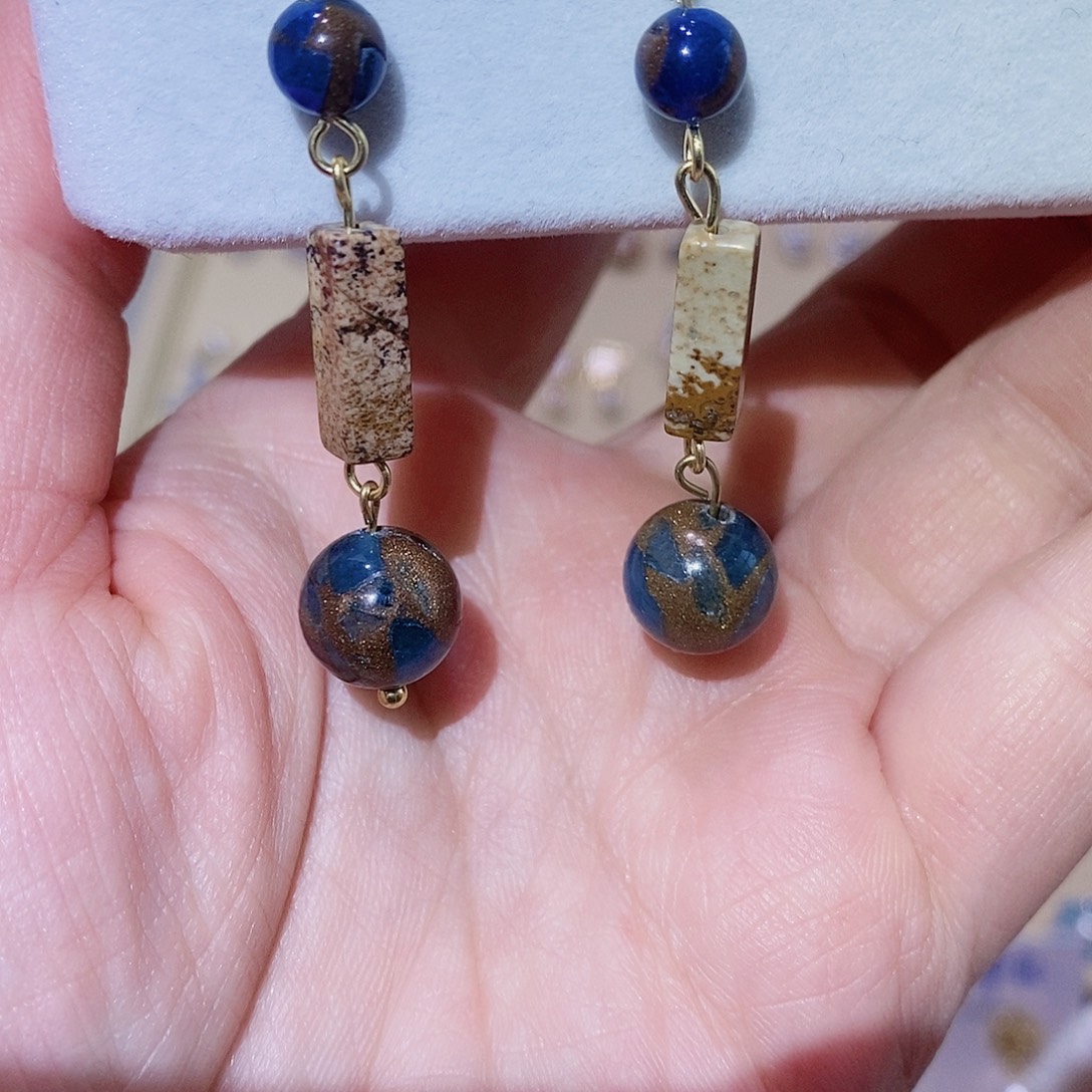 银S925镶嵌耳饰淡水珍珠