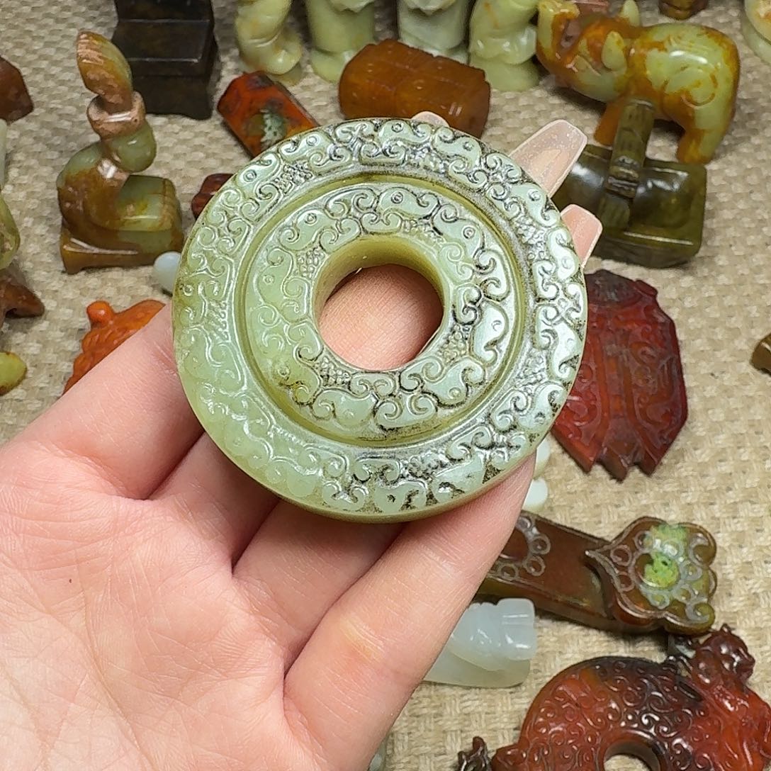 白玉菩提吊坠挂件