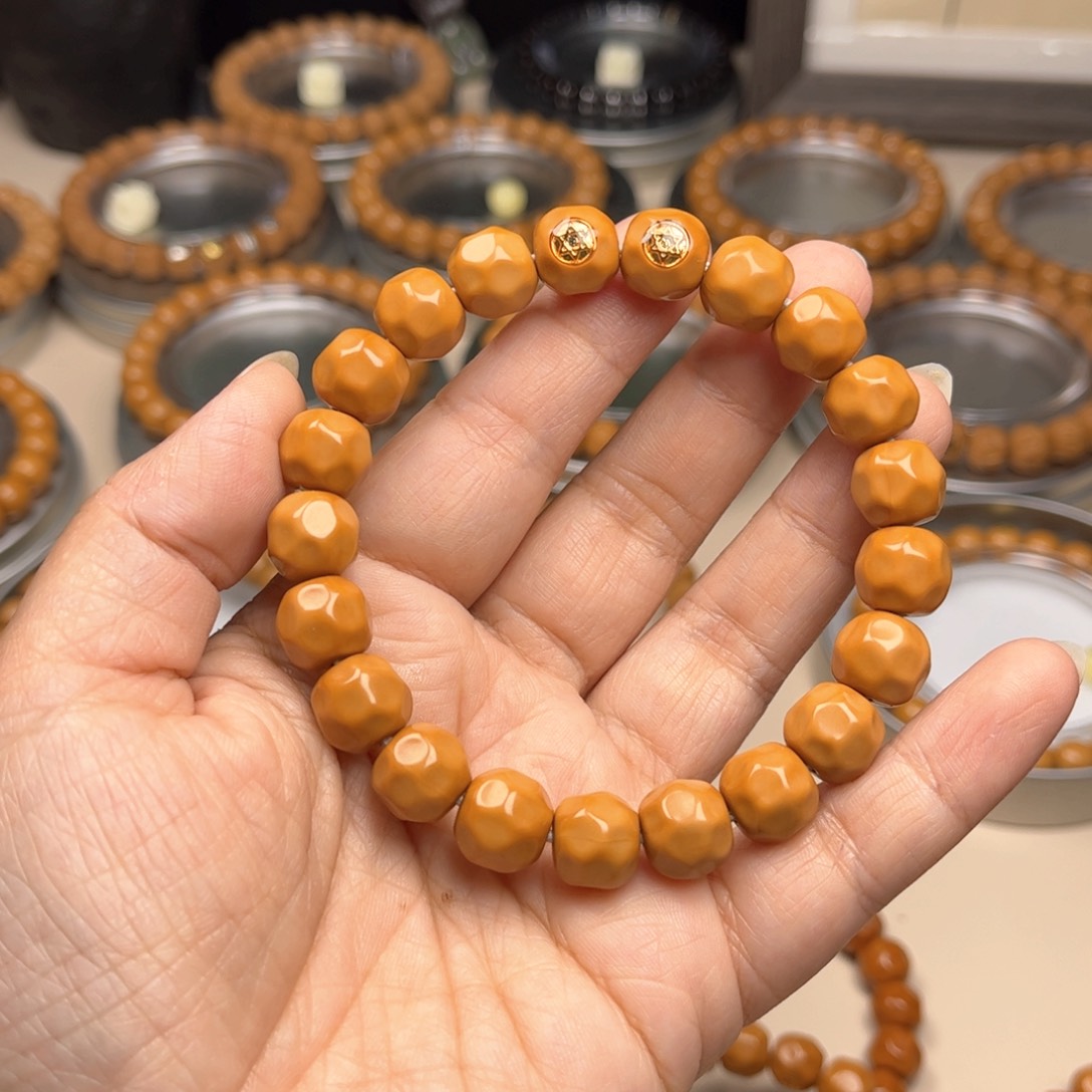 猴头核桃手串无暇奶酪10.5双标