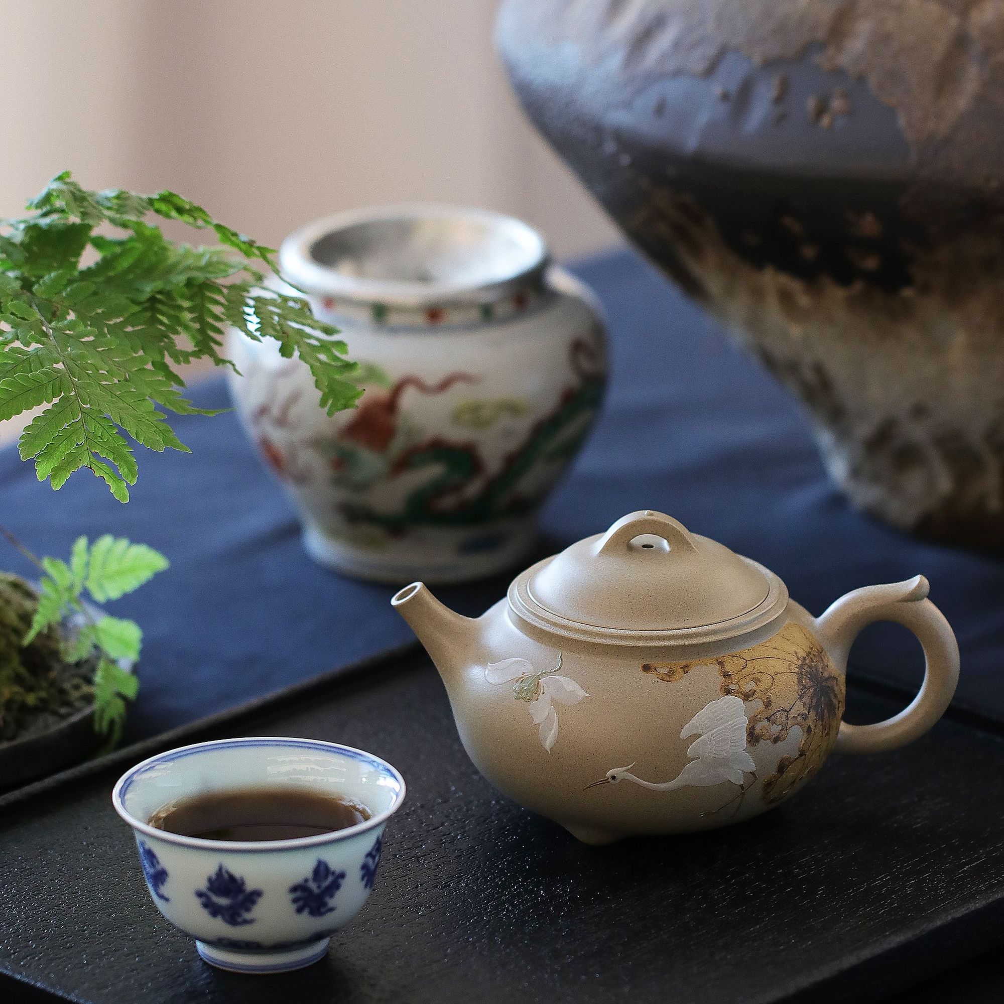 玉乳壶 段泥 容量：280cc